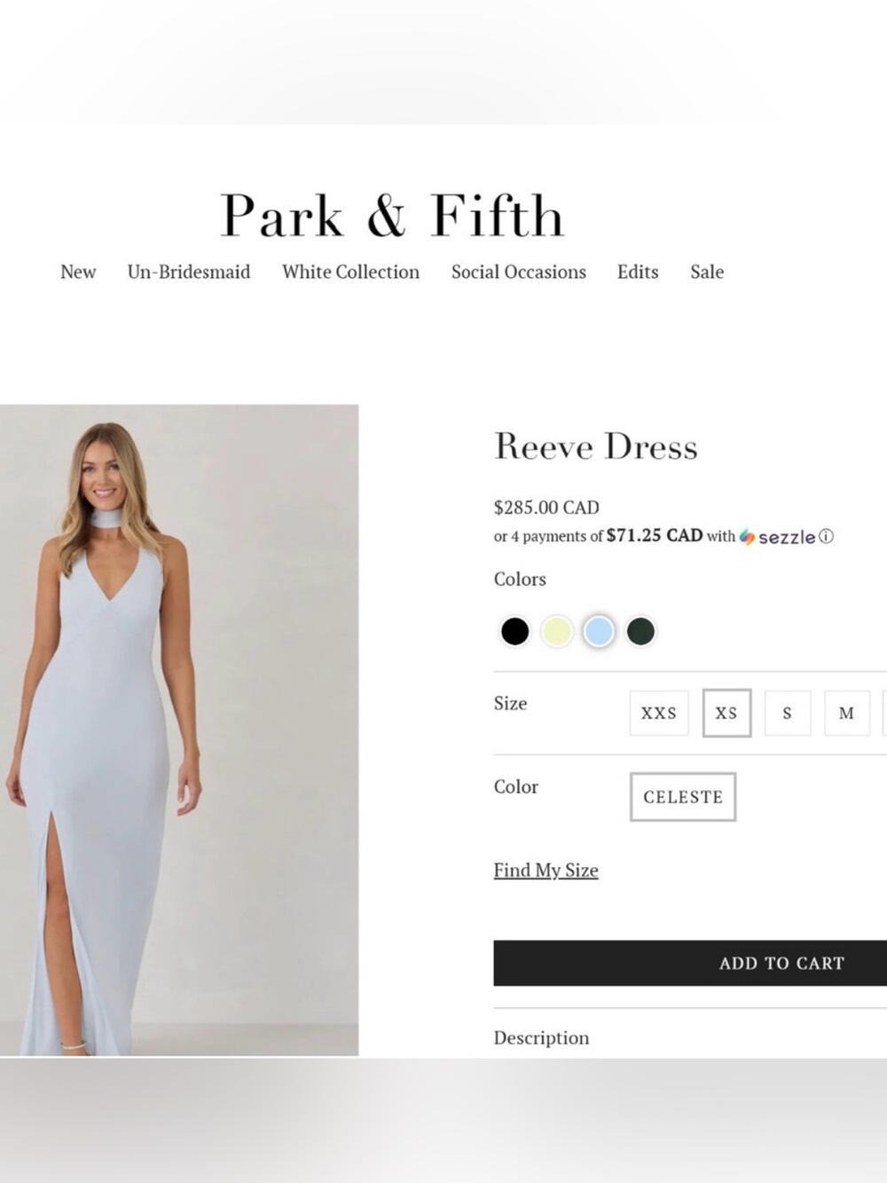 Park & Fifth NWT Dress